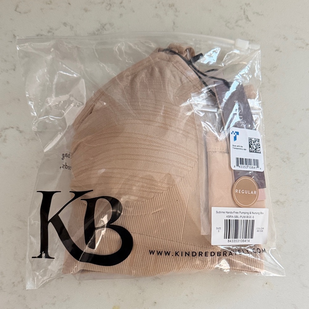 Kindred Bravely Kids Beige Hands-Free Pumping & Nursing Bra - Neutral